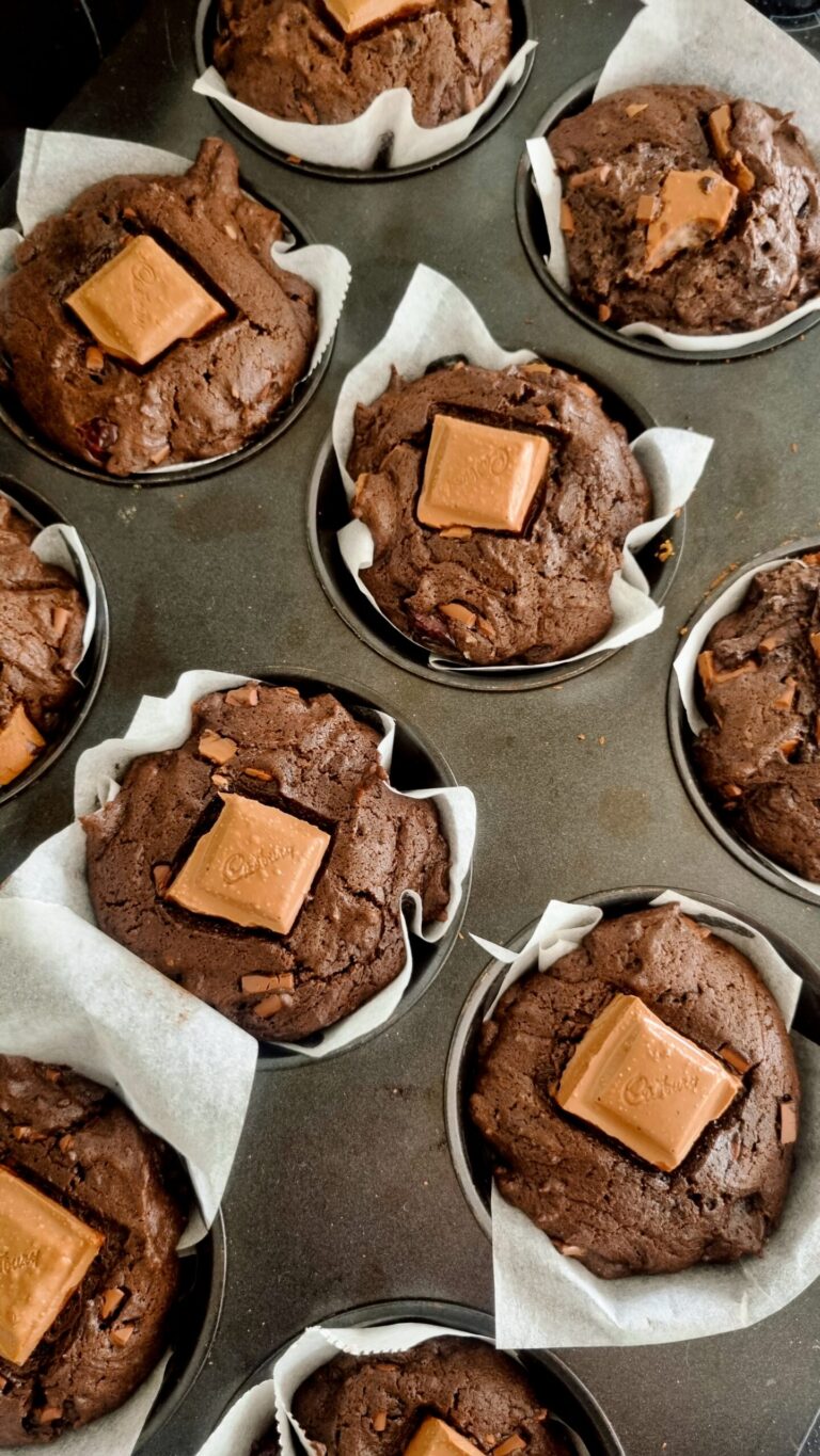 Freezer-Friendly Chocolate Cranberry Muffins (Ultimate Lunchbox Staple!)